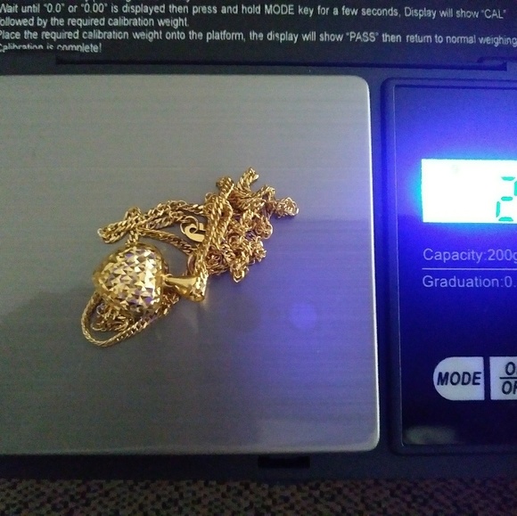 18k Saudi Gold Necklace - Picture 4 of 4